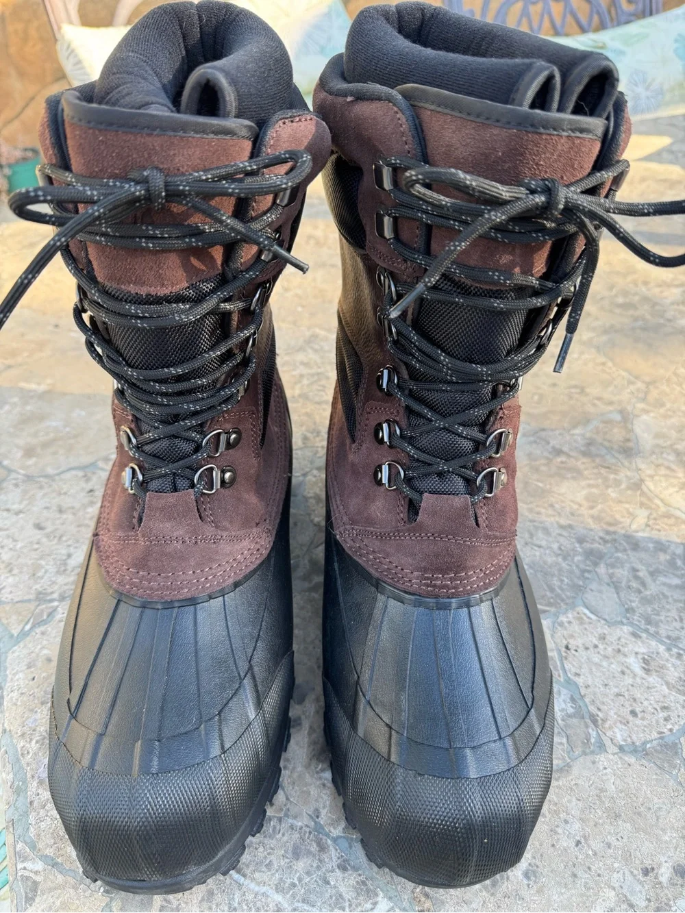 LaCrosse Brown and Black Waterproof Winter Boots NWOB